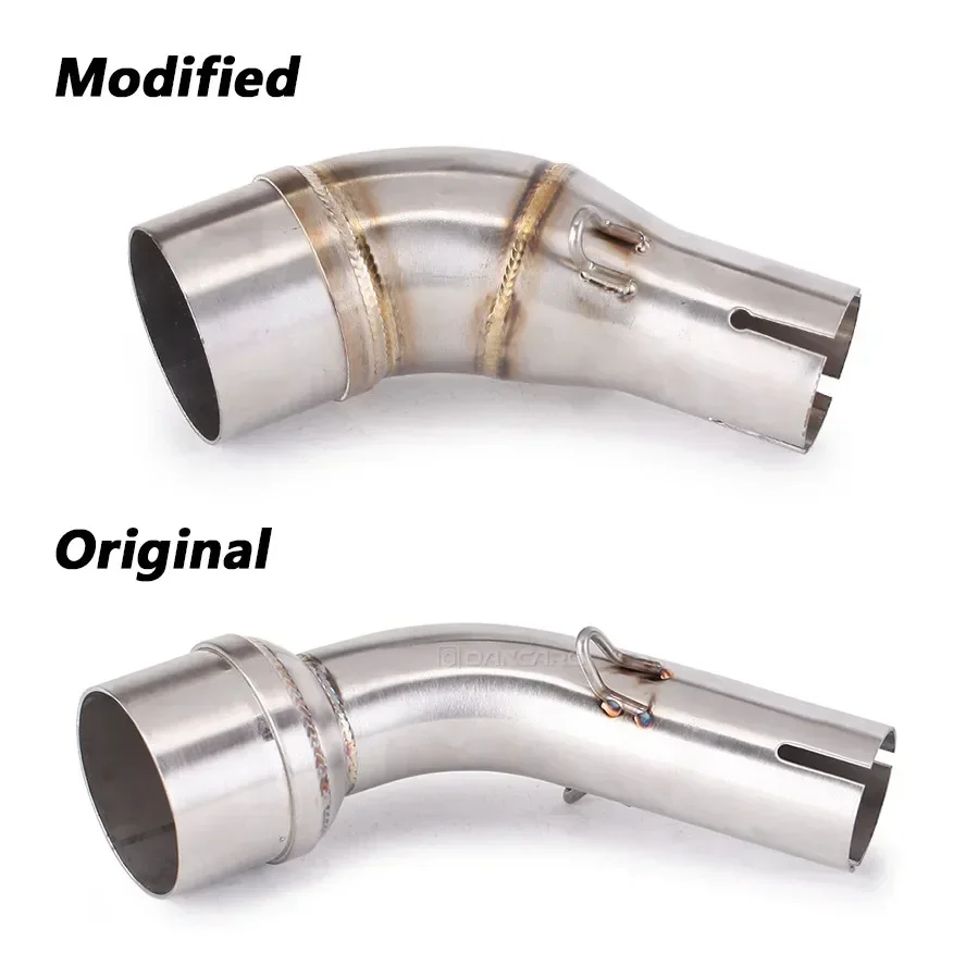 

For YAMAHA YZF-R3 R25 MT-03 2015-2022 2021 Exhaust Pipe Middle Link Slip On Tubo De Escape Muffler System Motorcycle Accessories