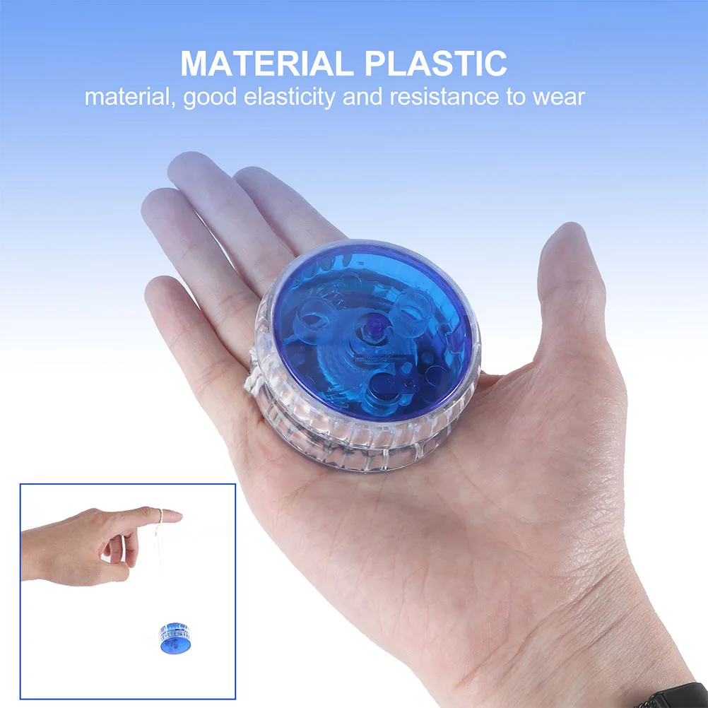 

2Pcs Luminous LED Yoyos Responsive Ball Set Colorful Flashing Fun Activity Improve Coordination LED Light Yoyos