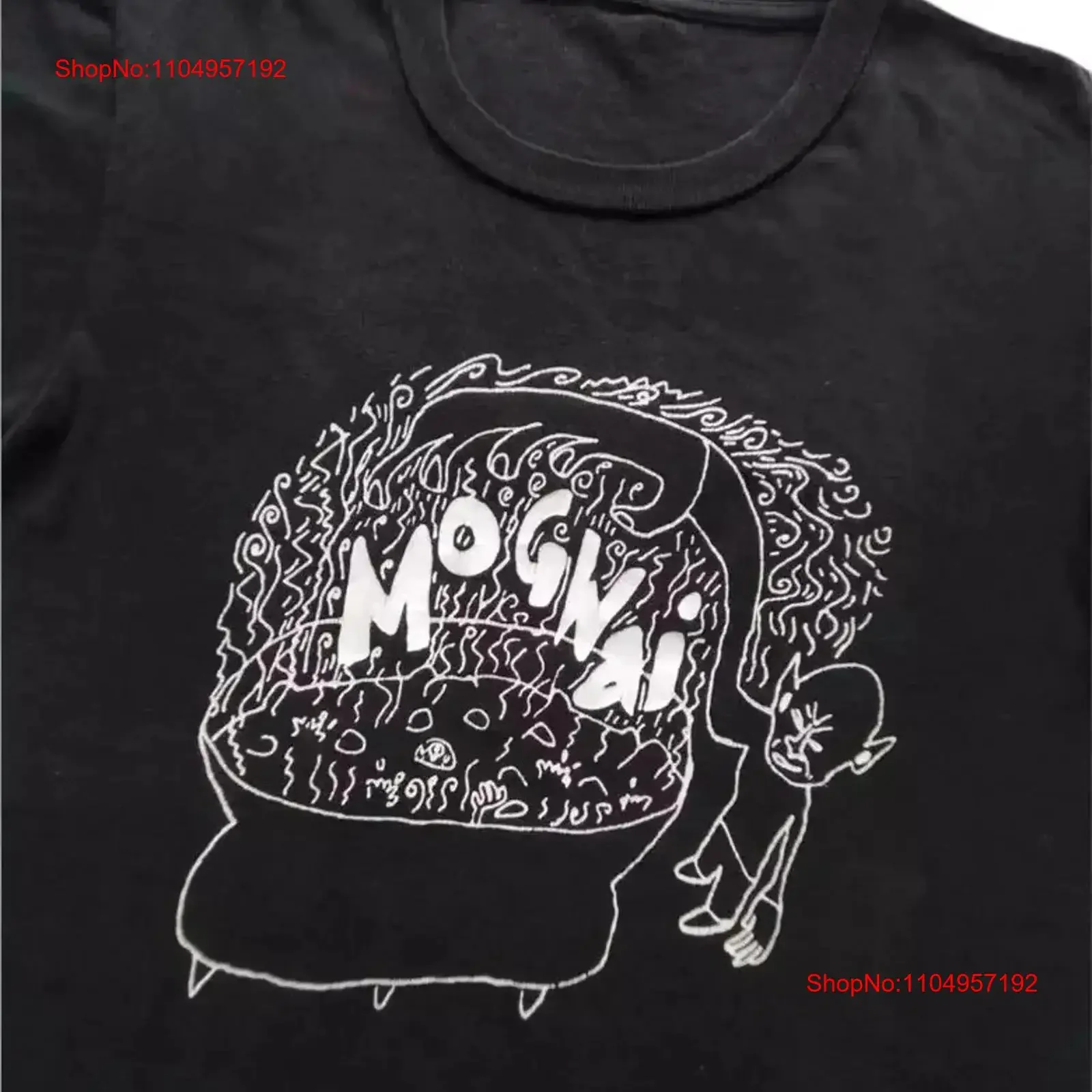 

Черная футболка Mogwai Young Music Band, полный размер S 5XL, винтажная стираная, удобная, с рисунком, дышащая, повседневная, растягивающаяся