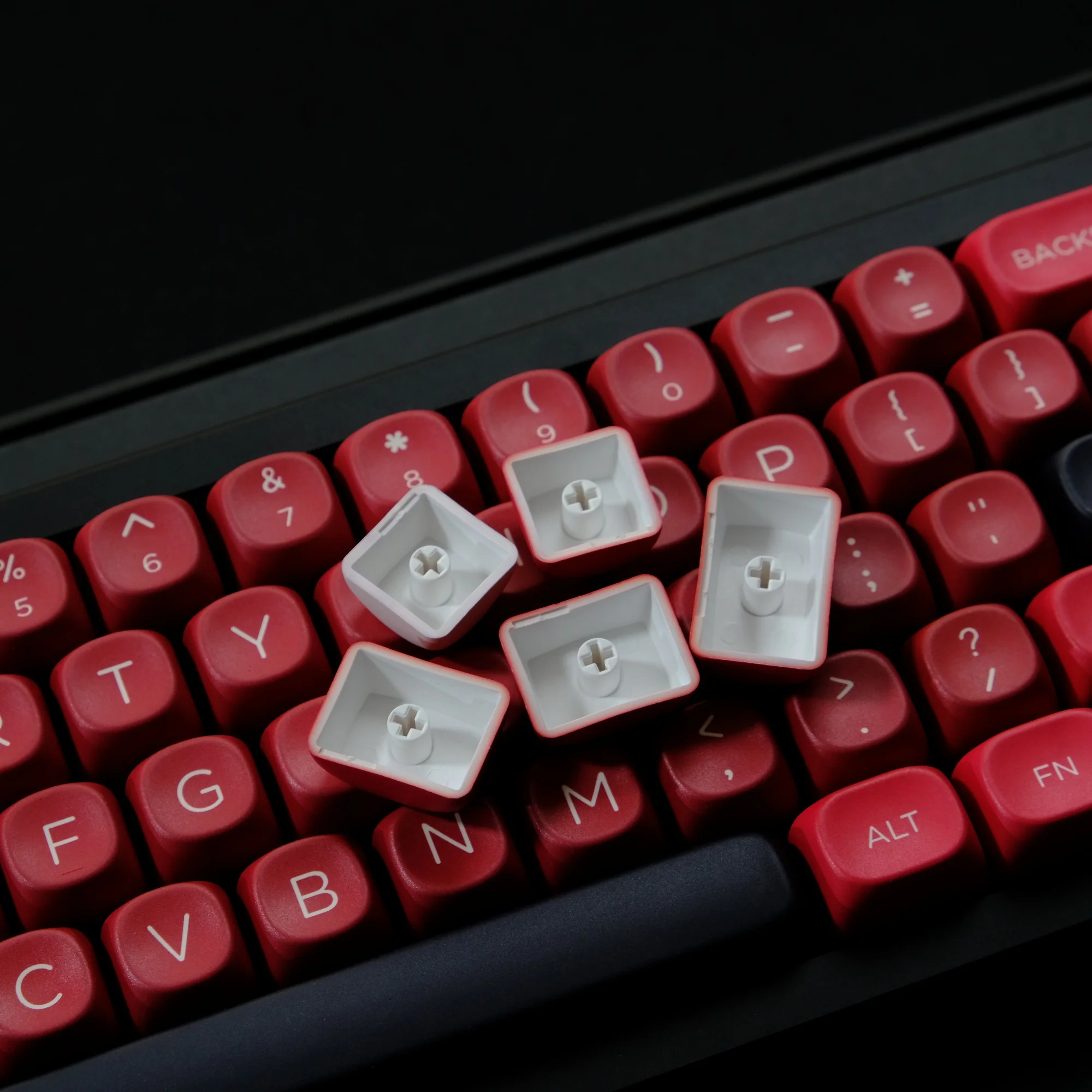 Imagem -06 - Teclado Mecânico Gaming Pbt Keycaps Moa Altura Dye Sub Clone Jamon Custom Faça Você Mesmo Cap Chave Clássico Gmk