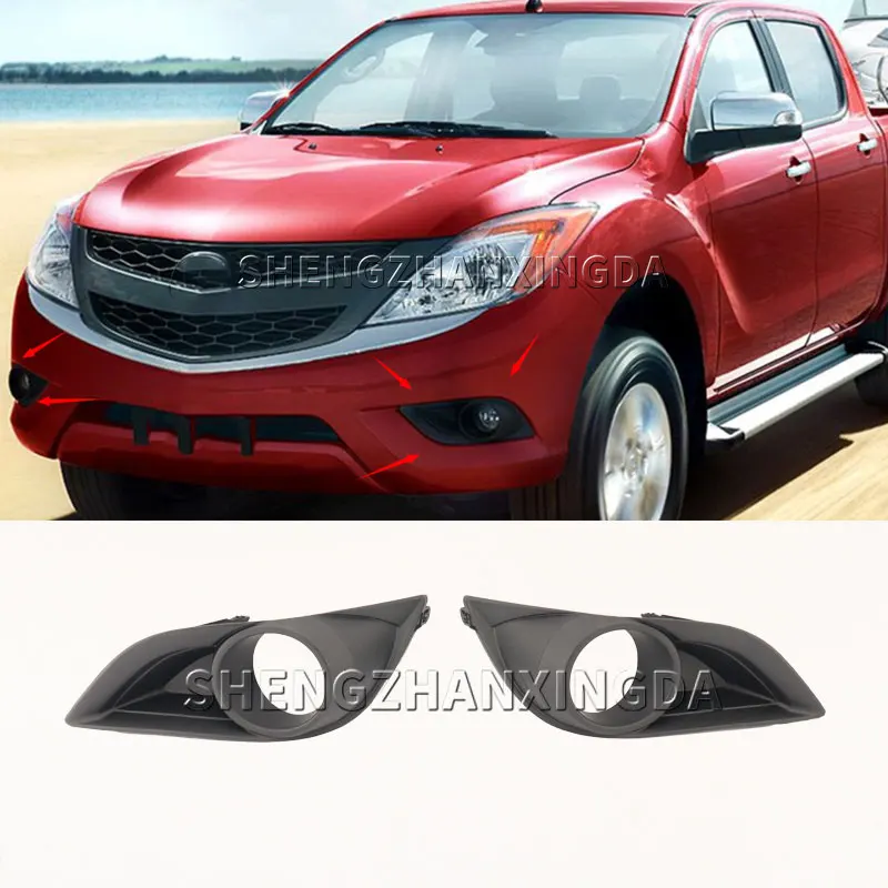 Shengzhan Xingda Is Suitable for Mazda Bt50 Bt-50 2013 2014 2015 Front Bumper Front Fog Lampshade Auto Parts Tools