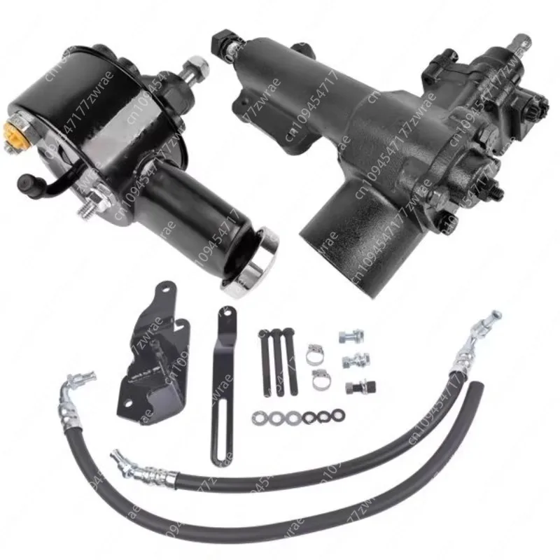 SGB5557 14:1 Ratio Power Steering Gear Box Conversion Kit CKD Parts for Bel Air One Fifty/Two Ten 1955-1957 Models