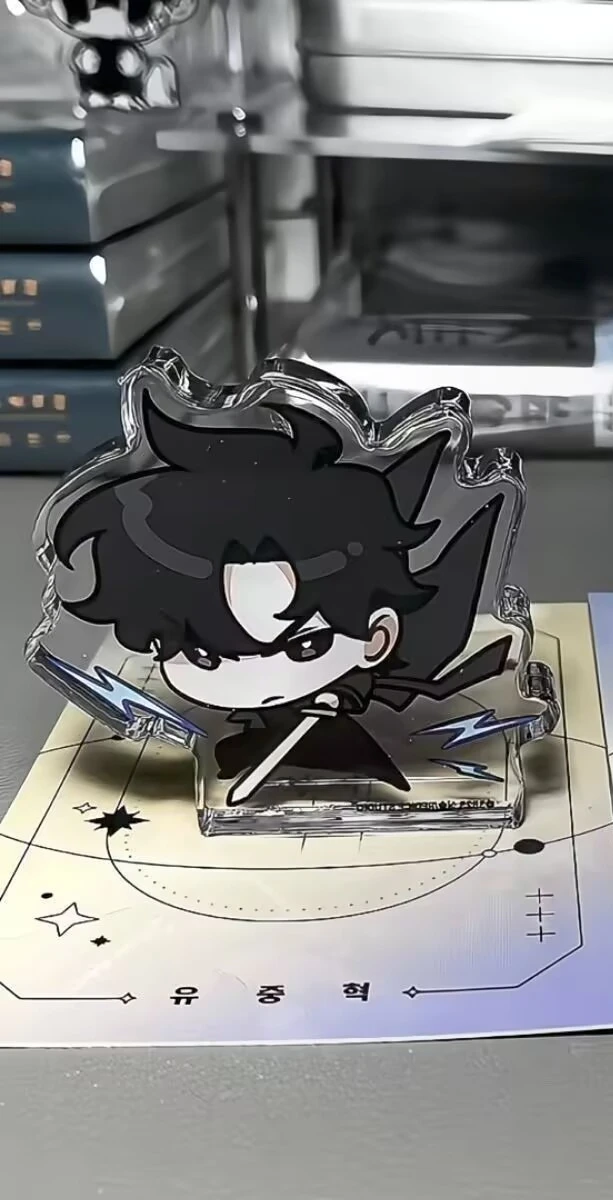 "지식이 많은 독자" 시각적 관점 주변 기호 "Kim Duk Zi, Liu Zhonghe" 만화 귀여운 장식 아크릴 데스크탑