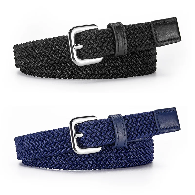 تمتد النايلون الأطفال حزام تصميم بسيط الجينز الملحقات حزام الرياضة في الهواء الطلق التدريب دبوس مشبك مرونة قماش حزام الخصر