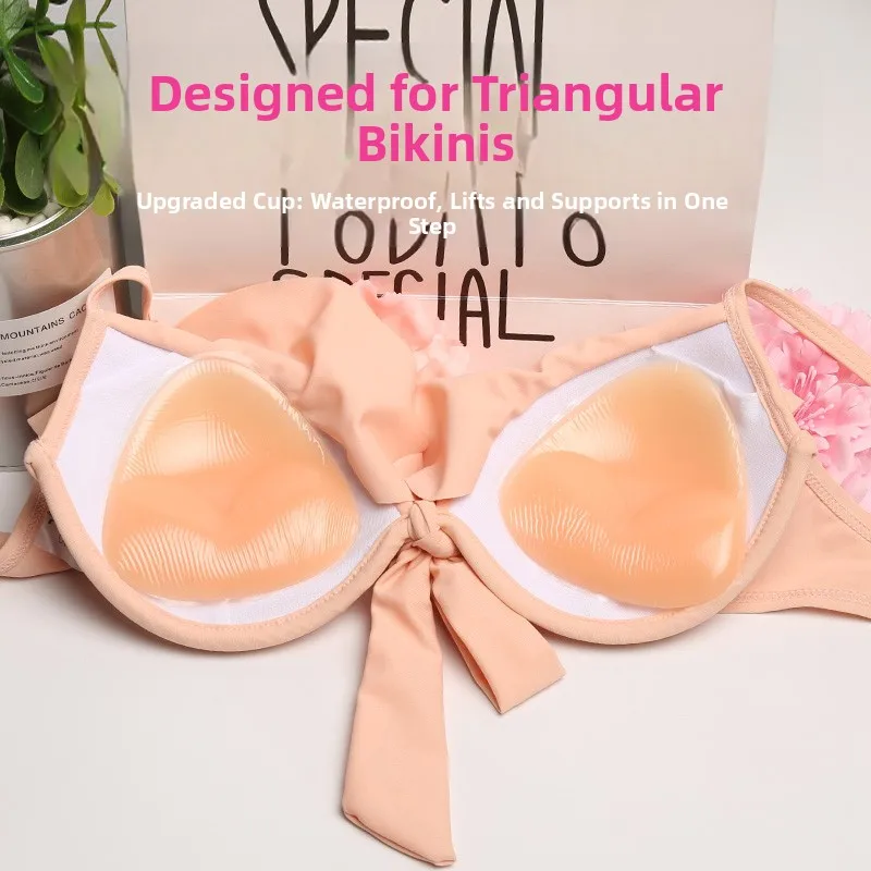 

3D силиконовые вставки для бюстгальтера и накладки на грудь, уплотнители для небольшой груди, вкладыши для нижнего белья, бикини, купальников, спортивной одежды