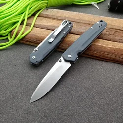 Axis Folding Knife Mark M390 Stainless Steel Blade Brass Washer G10 Handle EDC Outdoor Tactical Survival Pocket Knives