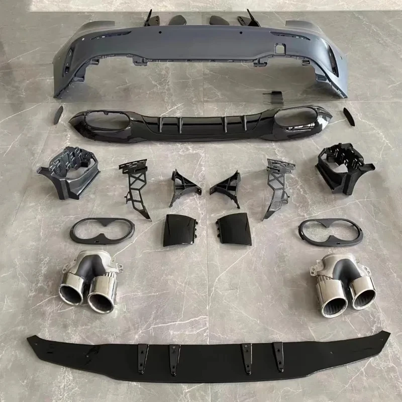 Hot Selling A45S Style Body Kit Front Rear Bumper Side Skirt Hood For Mercedes A-Class W177 A180 A200L 2019-2024