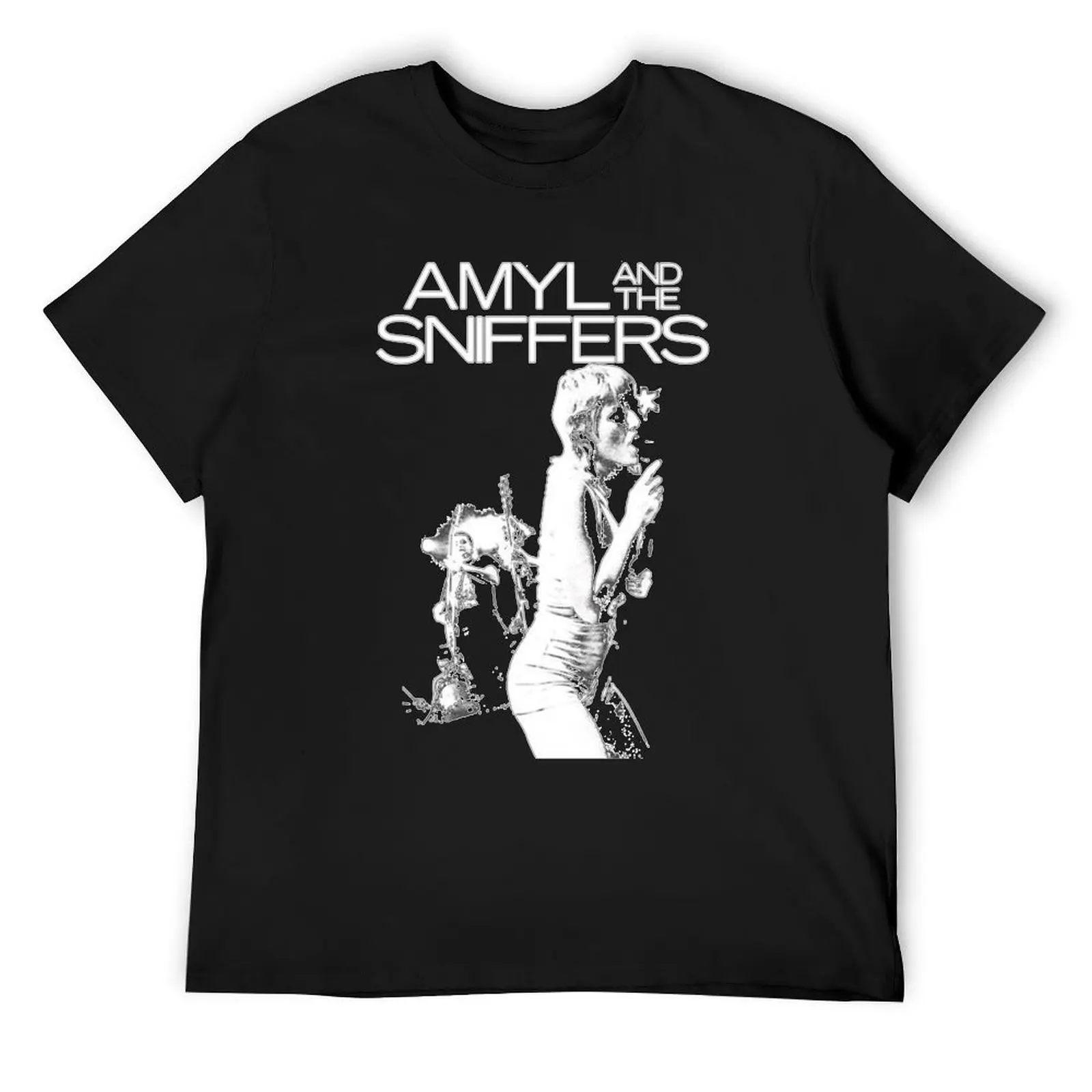 

AMYL AND THE SNIFFERS T-Shirt luxury designer T-shirts man customizeds Louboutins cotton t shirt men