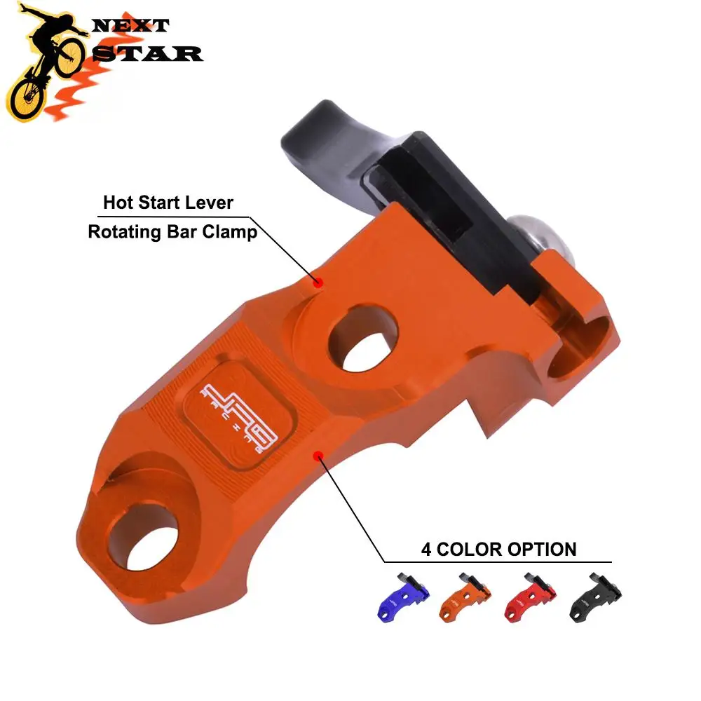 Motorcycle CNC Brake Clutch Rotating Bar Clamp Hot Start Lever For Yamaha TTR WRF YZF YZ WR 80 85 125 250 250R/X 426 450 WR450F