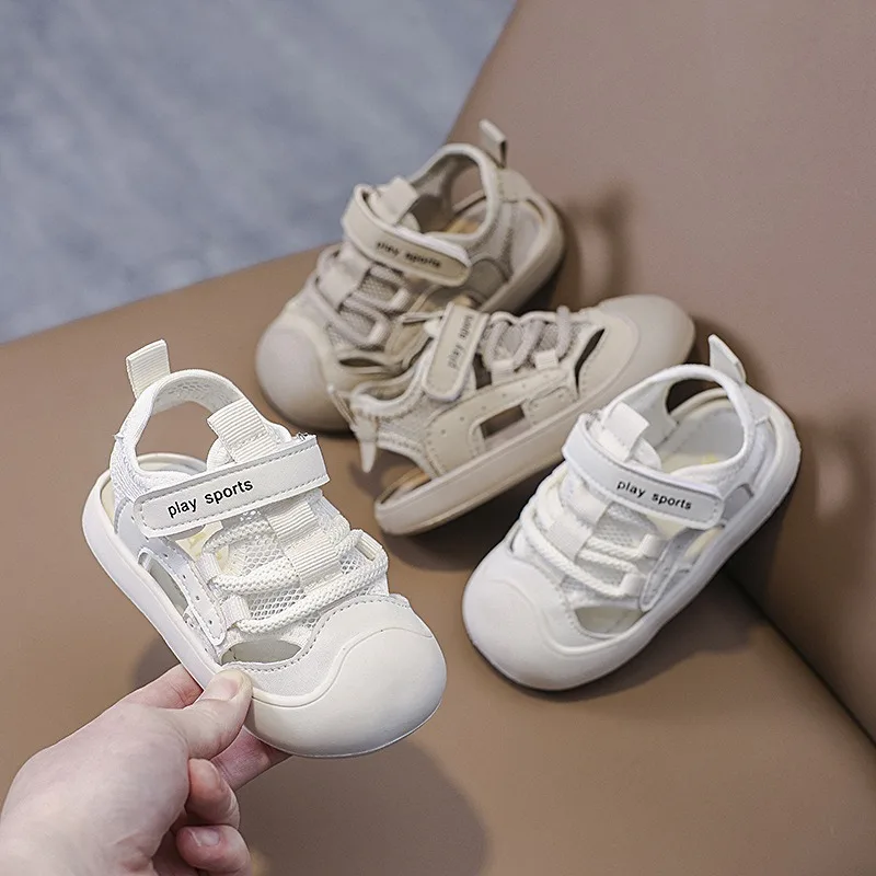 

Summer Children Shoes Baby Girls Boys Beach Sandals Toddler Kids Barefoot Sneakers Soft Sole Non-slip Lightweight Infant Sandals