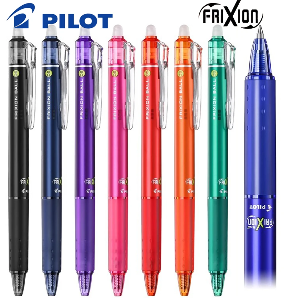 

10Colors Japan PILOT FriXion Erasable Gel Pen LFBK-23EF 0.5mm Ballpoint Pen Grinding for School Office Writing Art Stationery