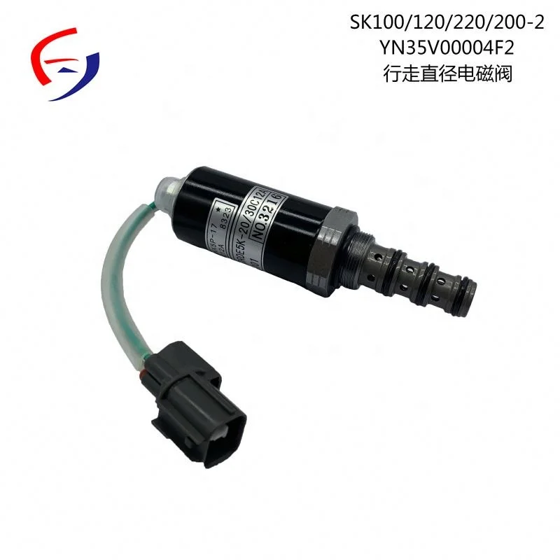 High Pressure Sensor YN35V00004F2 KDRDE5K-20/30C12A-101 Solenoid Valve for Kobelco