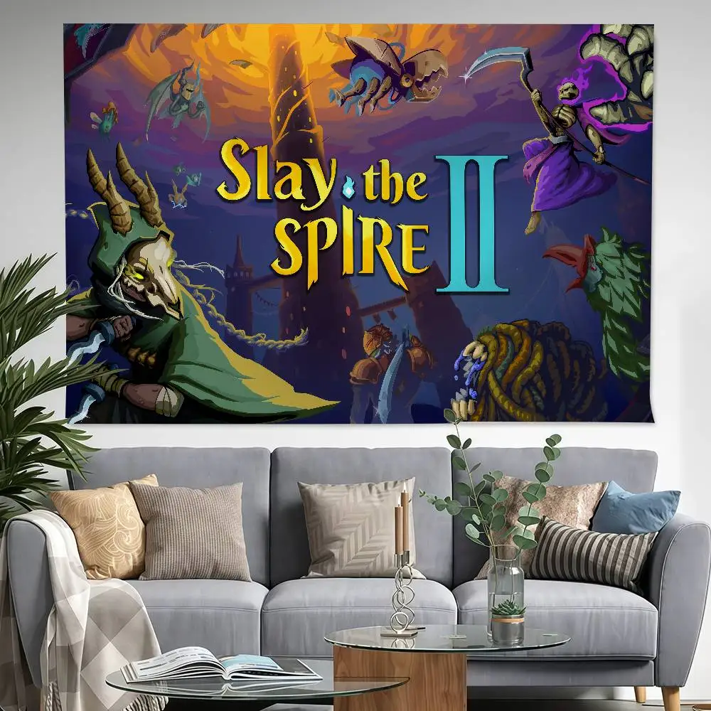 

S-Slay The Game S-Spire 2 150x200cm 60x90cm Flag Decoration Outdoor Picnic Party Home Camping Party Art Hanging Banner