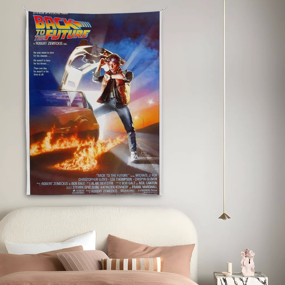 B-Back To The F-FutureS Classic Film Tapestry Perfect For Home&Living Bedroom Decor Wall Art Backdrop Banner