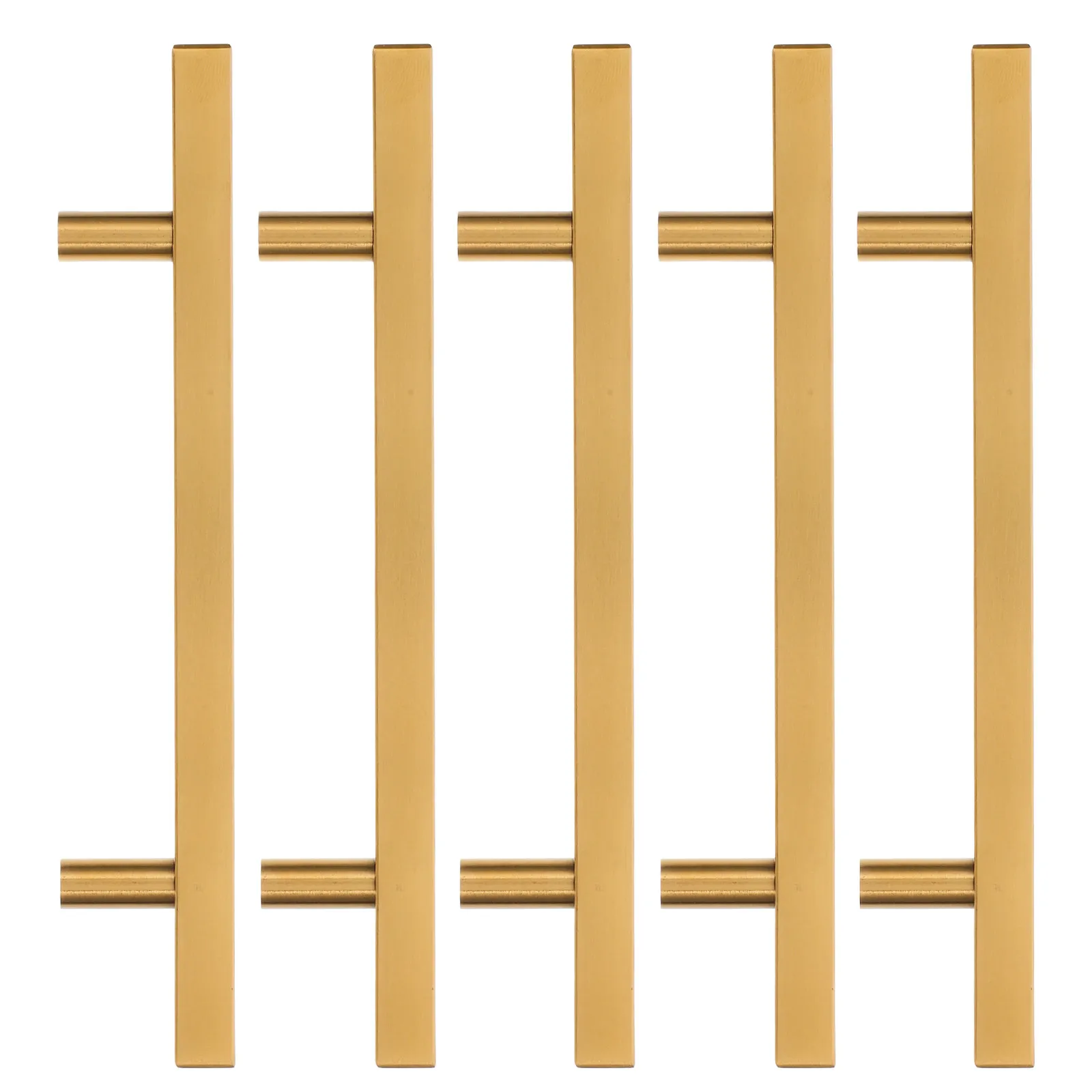 

5 шт. золотых ручек для кухонных шкафов, элегантные современные ручки-скобы для дверей, ящиков, тумб, гардеробов, комодов, фурнитура