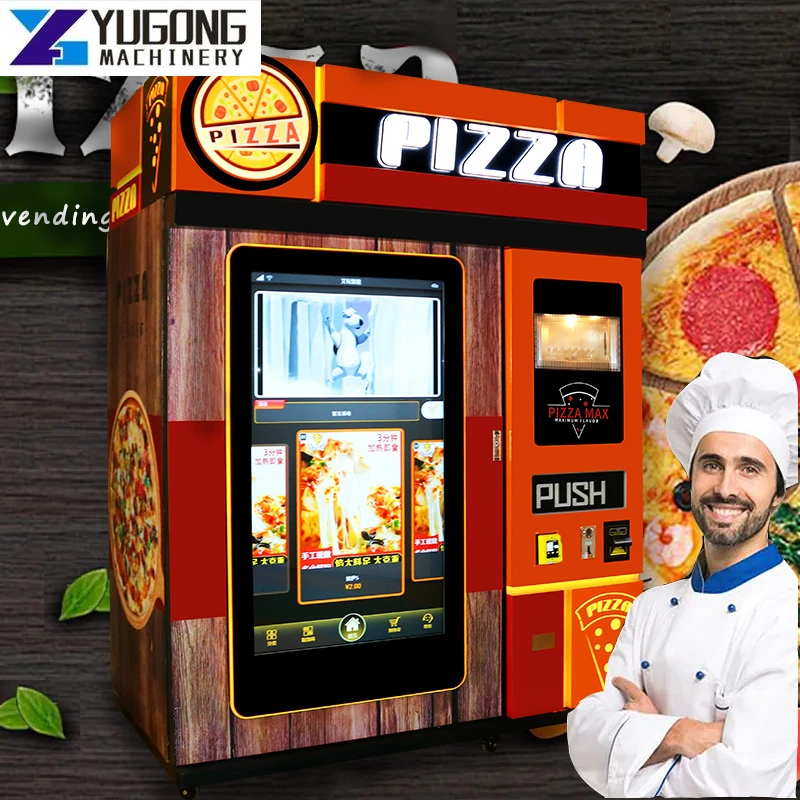 YG Luxury Big Combo Vending Machine for Pizza Coin Pizza Making Machine Distributeur Pizza Vending Machine