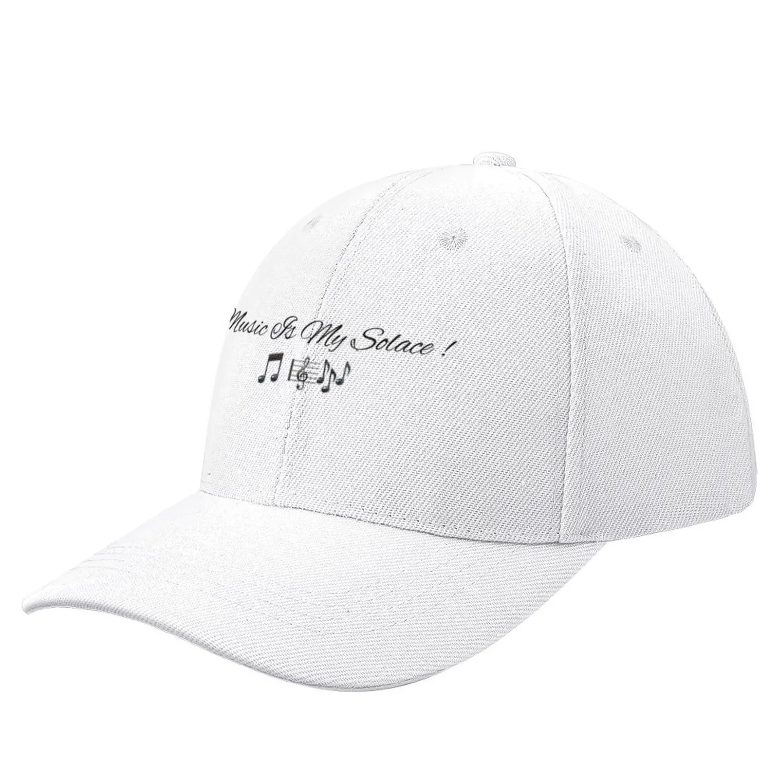 

Music is My Solace Logo Baseball Cap Brand Man cap Sun Hat For Children Women's Hats 2024 Men's