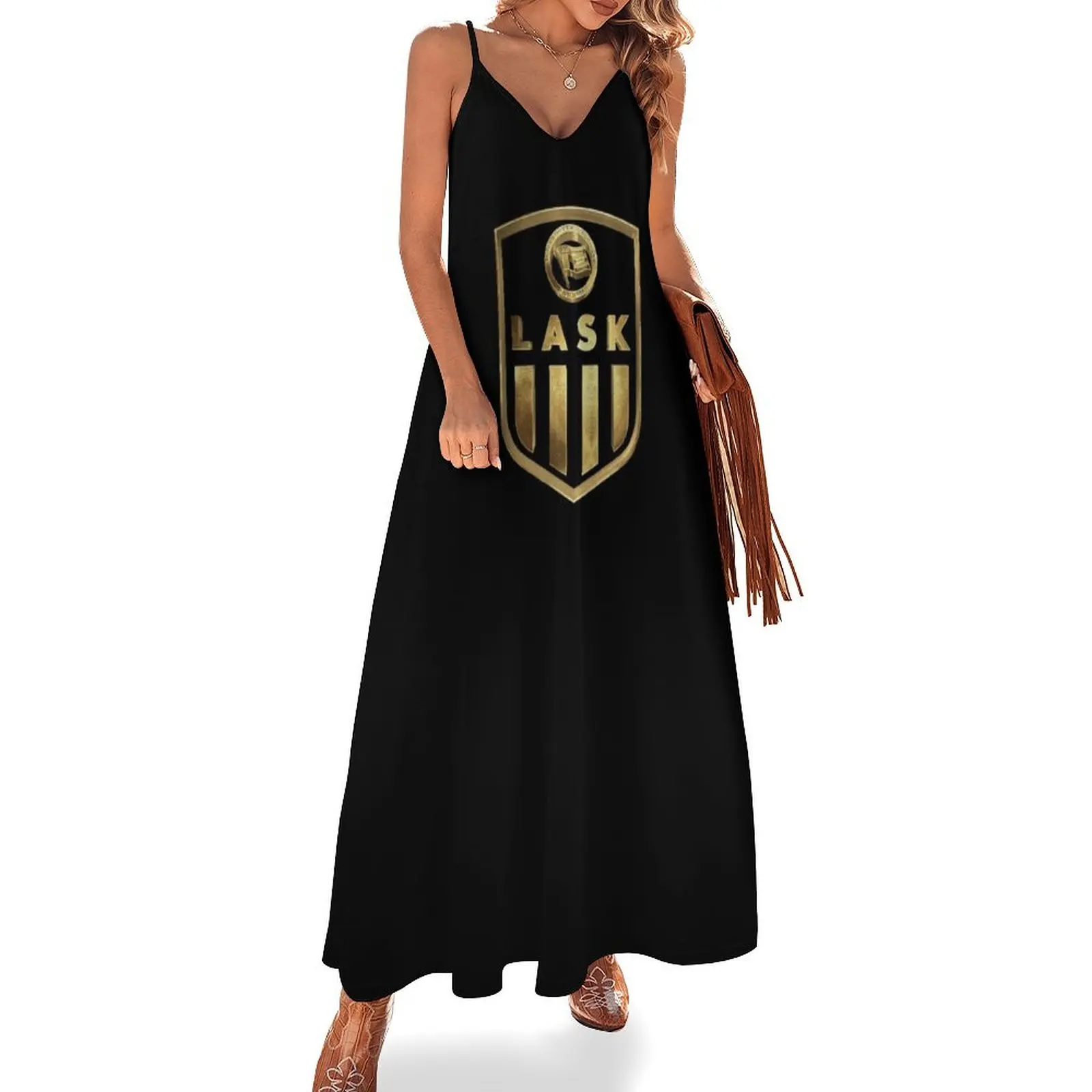 

Golden Linz Football Casuals Ultras LASK Hooligans Austria Sleeveless Dress dress dresses long dresses for women