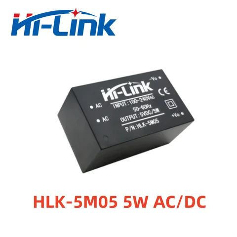 Hi-Link 5M05 5V 5W 1A Output AC DC Power Supply Transformer HLK-5M05  Mini Size Isolated Convertor