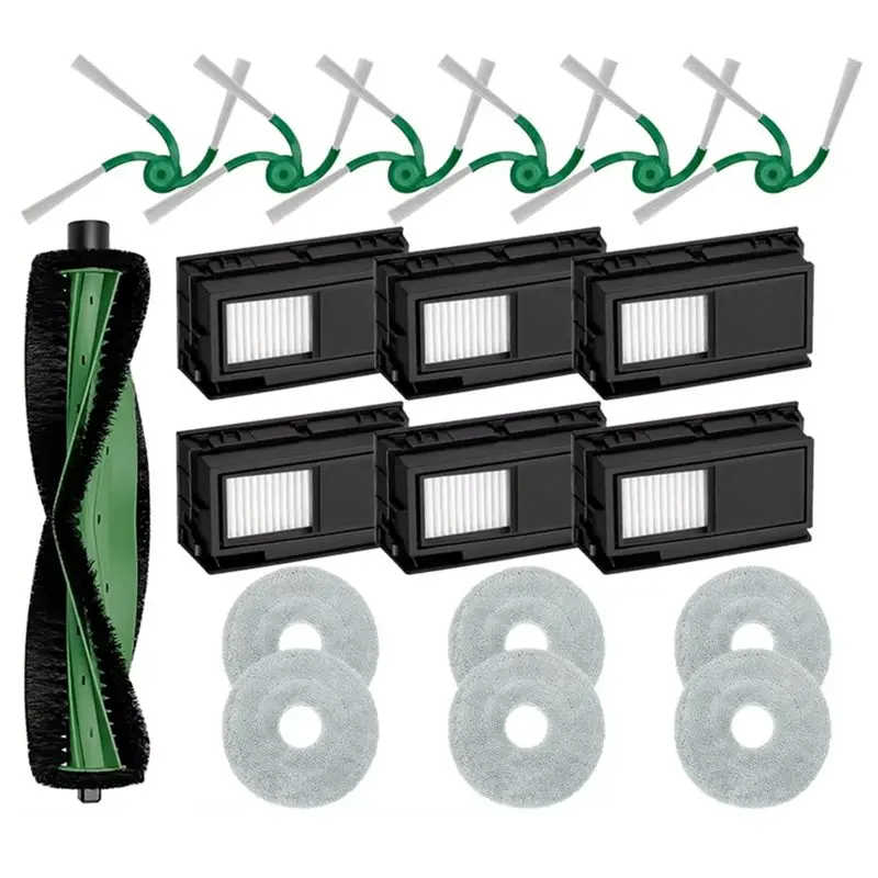 A52Q-19PCS Haupt-Seitenbürste HEPA-Filter Wischtuch für Irobot – Detail 4