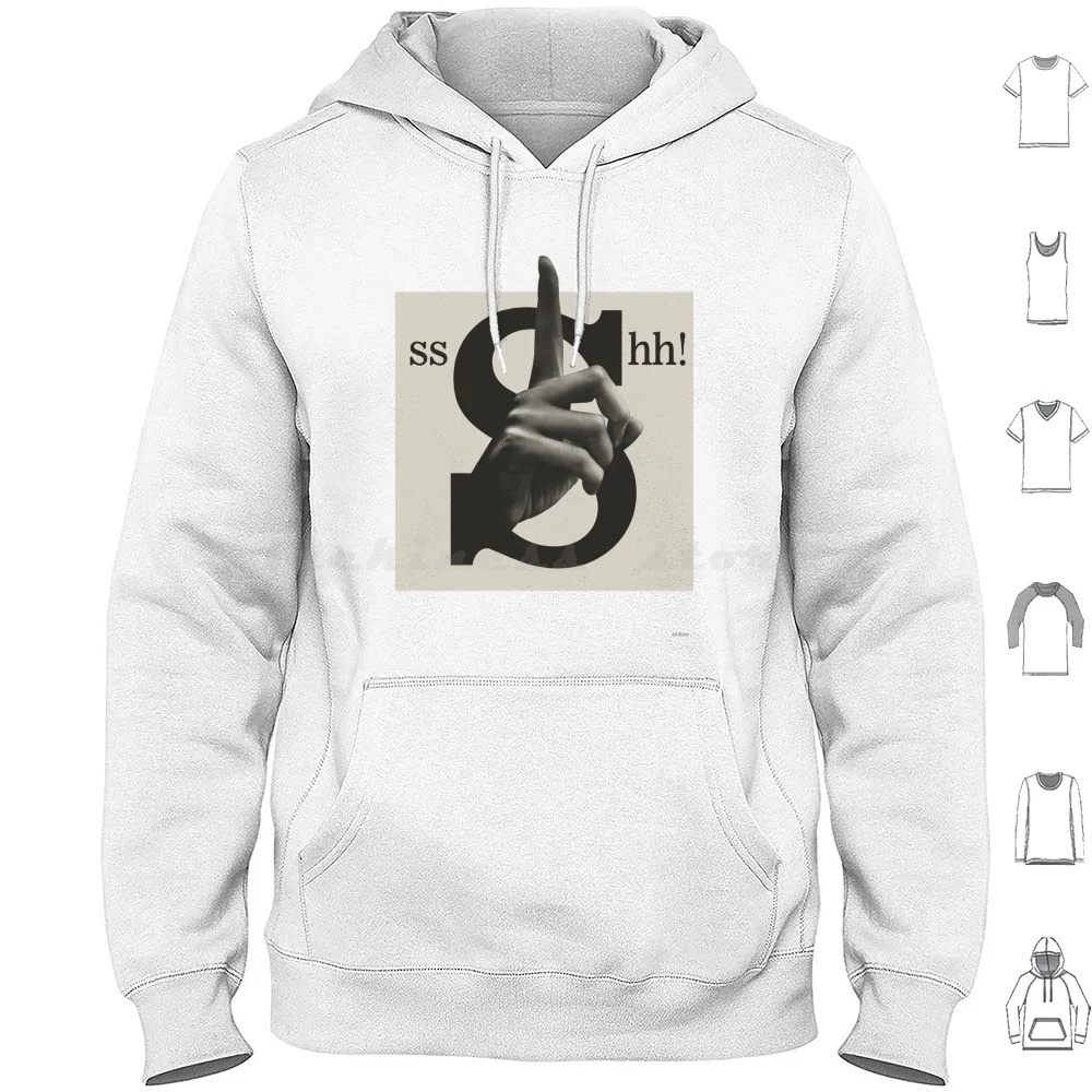Sshh Hoodie Cotton …