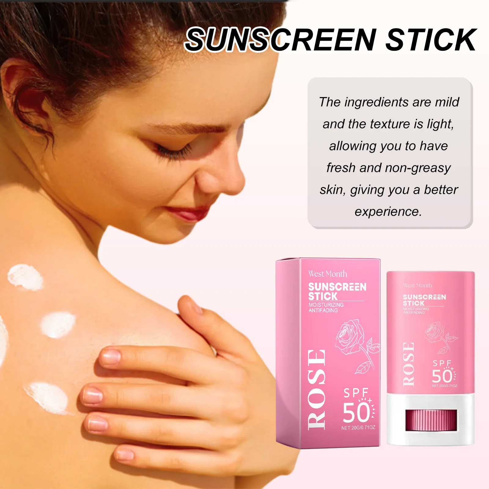 Zonnebrandcrème Stick Whitening Sunblock Oil Control Solar Blocker Anti UV Hydraterende Body Zonnebrandcrème Lsolation UV-beschermer Crème