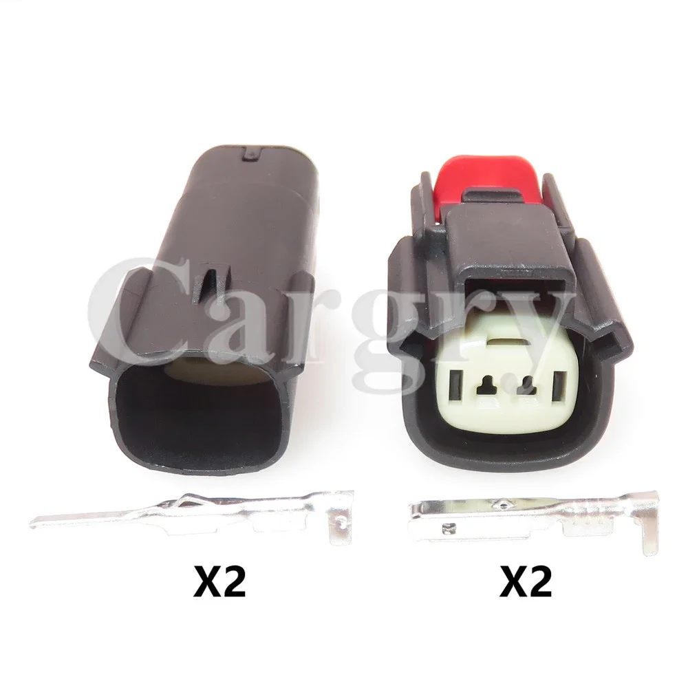 

1 Set 2P Auto Tail Light Wire Cable Connector 33471-0201 33481-0201 AC Assembly Car Male Female Docking Sealed Socket For Buick