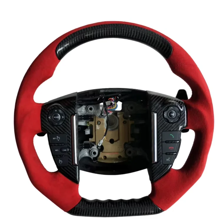 

Reli Carbon Fiber Steering Wheel for Range Rover Sport 2010 2011 2012 2013 Customized Alcantara Steering Wheel