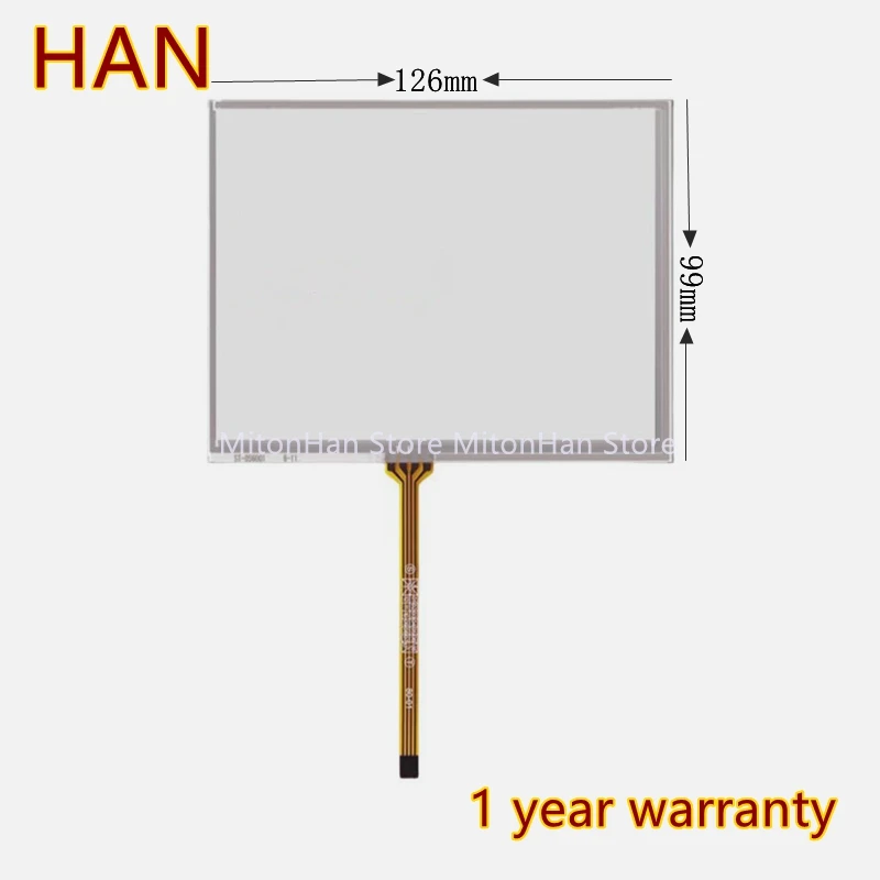 For AT056TN52 V.3 AT056TN53 V.1 5.6 Inch 4 Wire Touch Panel Screen Glass Digitizer