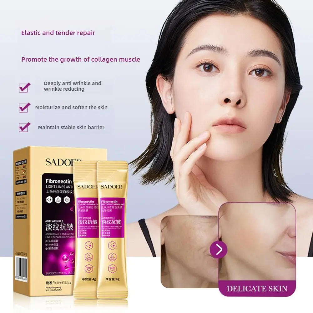 Fibronectin Collagen Facial Mask Firming Face Mask Leave-in Sleeping Mask Skin Care Moisturizing