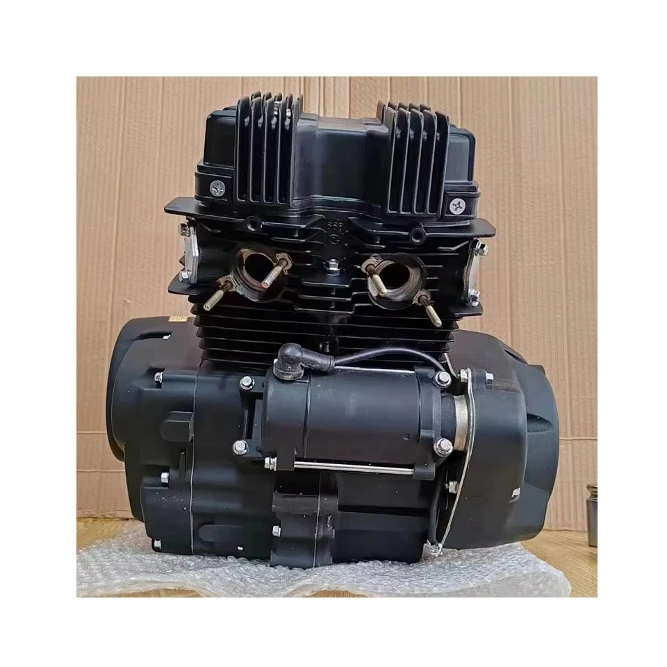 200cc Two Cylinder Complete Engine Assembly Motorcycle Piston Replacement Parts