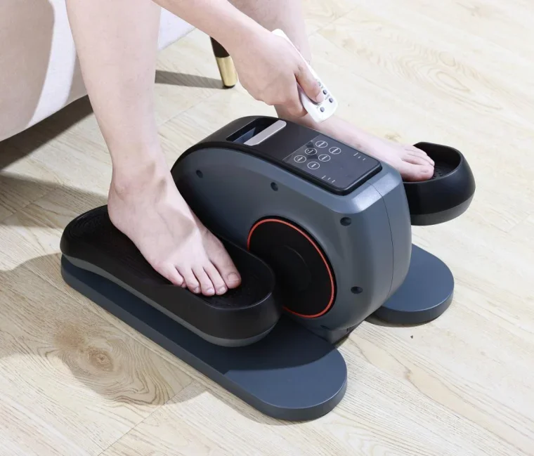 

60W Electric Mini Elliptical Trainer Pedal Exerciser Indoor Mini Stepper Fitness Equipment Leg Lose Weight