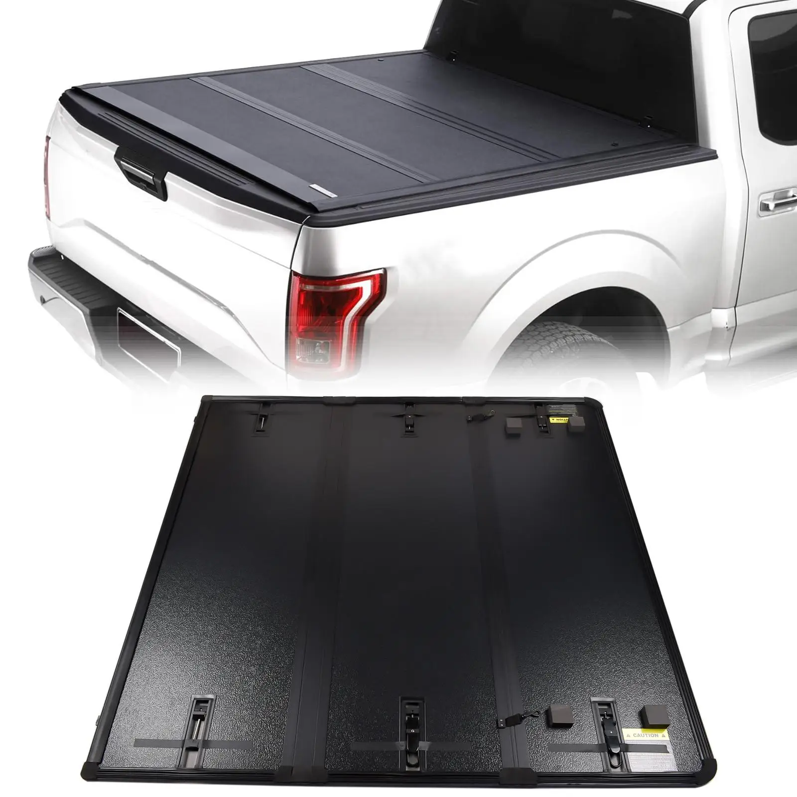 Tri-Fold Hard Truck Bed Tonneau Cover for Toyota Tundra 1