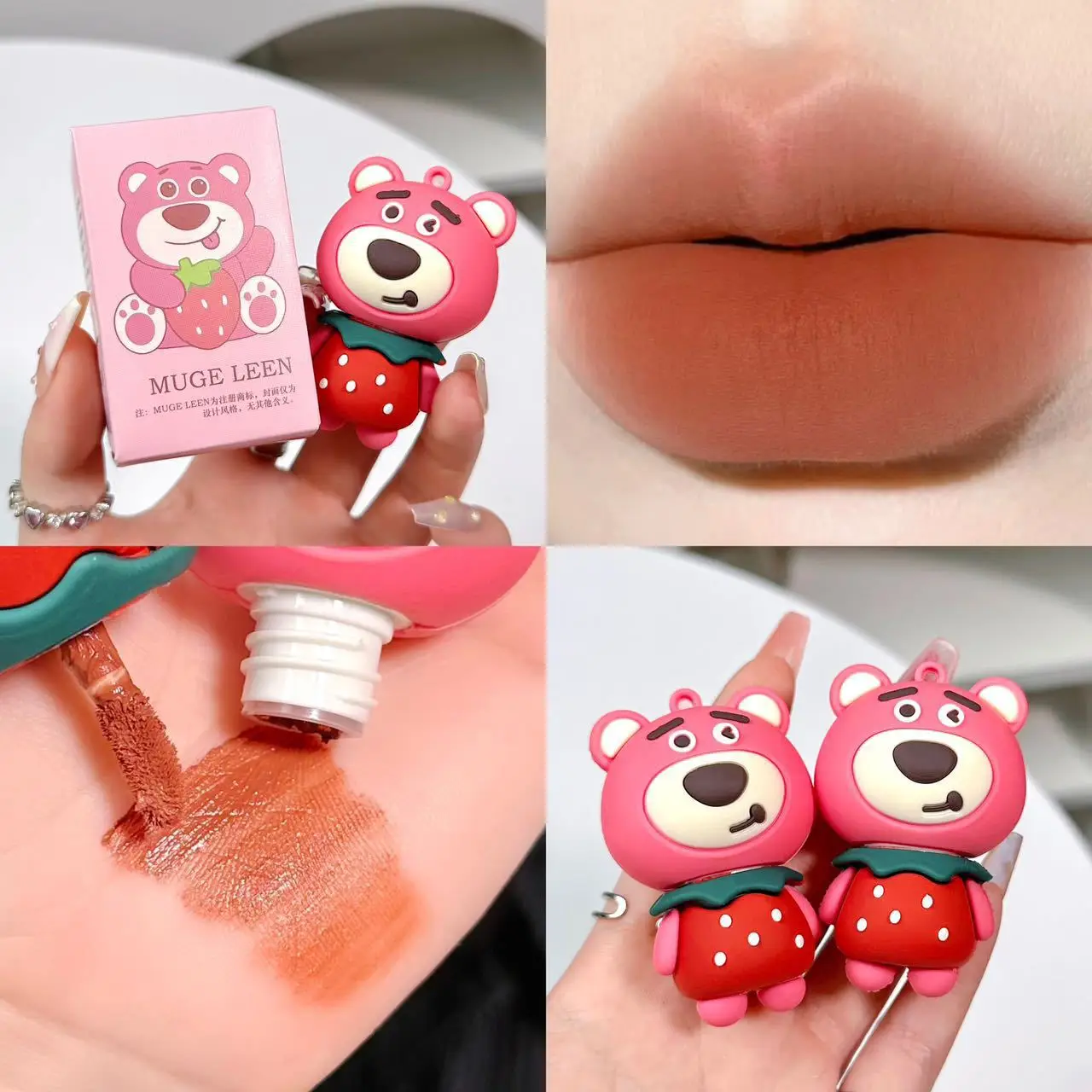 Good Looks Doll Lip Gloss Matte Velvet Lip Gloss Show Whiteness Water Proof Non-stick Cup Lipstick Makeup Cosmetic