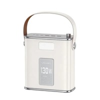 2025 USAMS Original 130W Portable PD QC 5 in 1 Super Fast Charging Sharing 8000mah Power Bank Stations