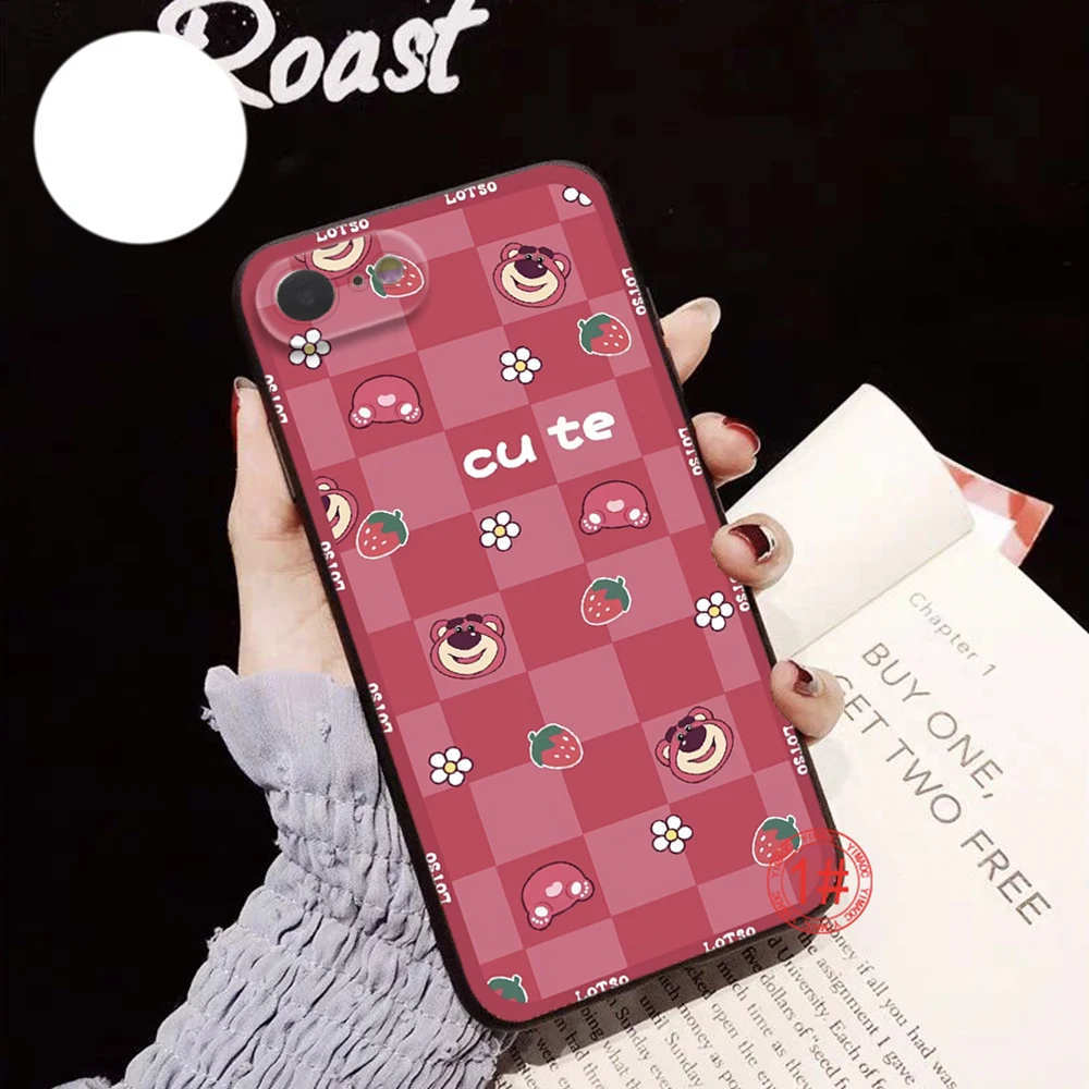 Funda blanda de dibujos animados para Xiaomi Redmi 7A, 8, 8A, 9, 9A, 9C, NFC, 10A, 9T, 10X, Note 8T, 10 Pro Max, 11, 11S, Z81, Lotso