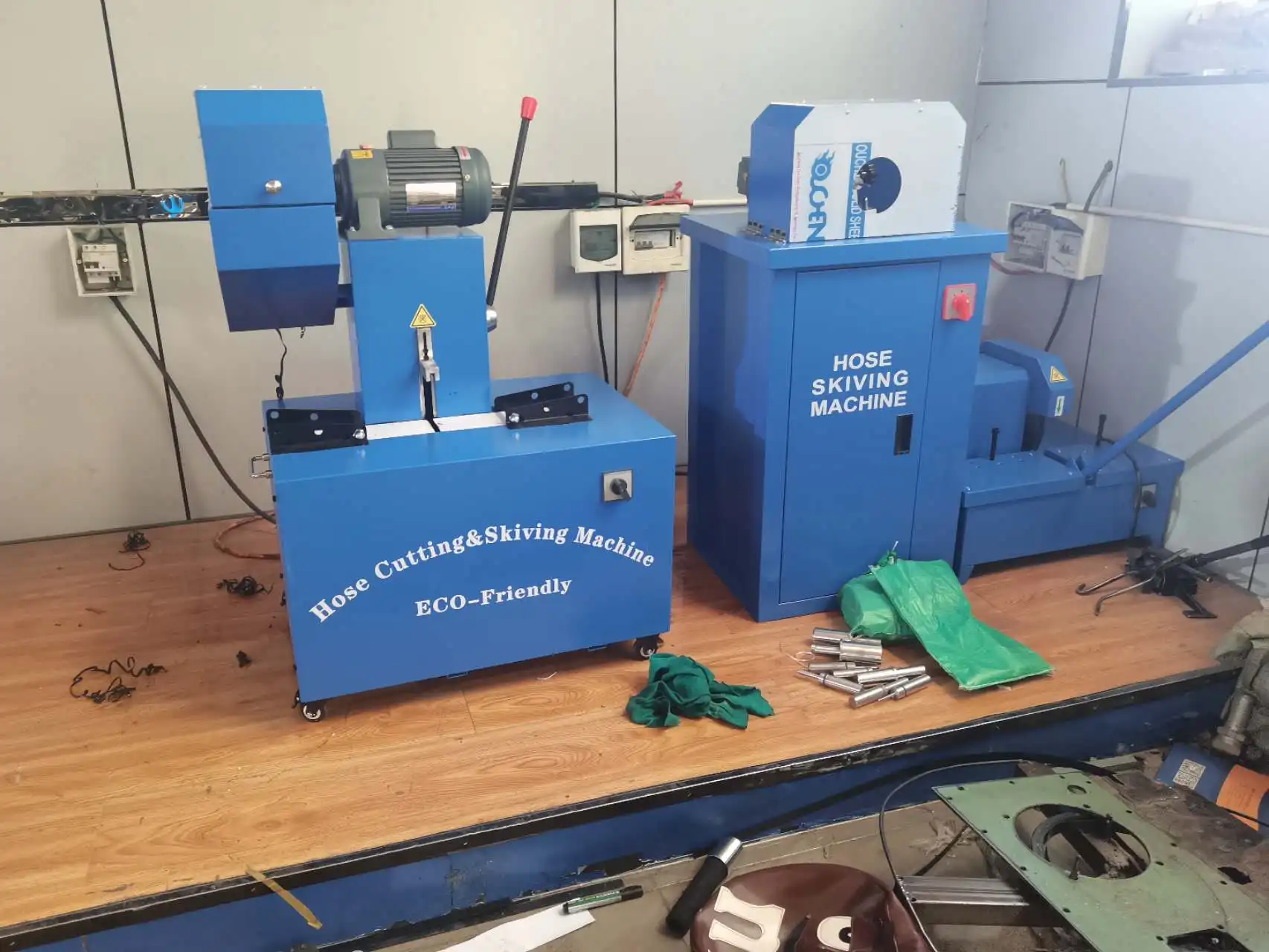 

Orginal Supplier China Rubber Tube Cutter Hydraulic Rubber Hose Cutting Machine