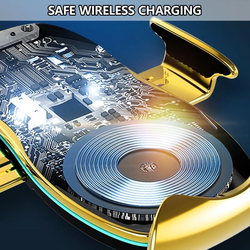 

R1WD Uprgades Автомобильная беспроводная зарядка Держатель для телефона из АБС-пластика с быстрой зарядкой Беспроводная зарядка