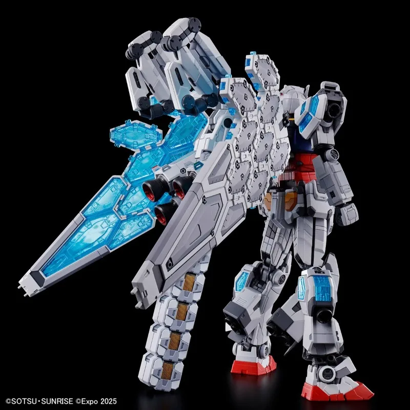 Bandai Genuino RX78F00/E GUNDAM EX001 GLRSS Piuma UNIT 1/144 Anime Action Figure Robot Modello di Montaggio Giocattolo Regalo Per Bambini