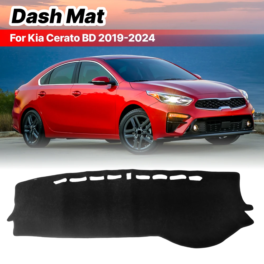 

For Kia Cerato YD 2013-2018 Car Dashboard Cover Avoid Light Pad Instrument Platform Cover Mat Carpet Accessory Right Hand Drive