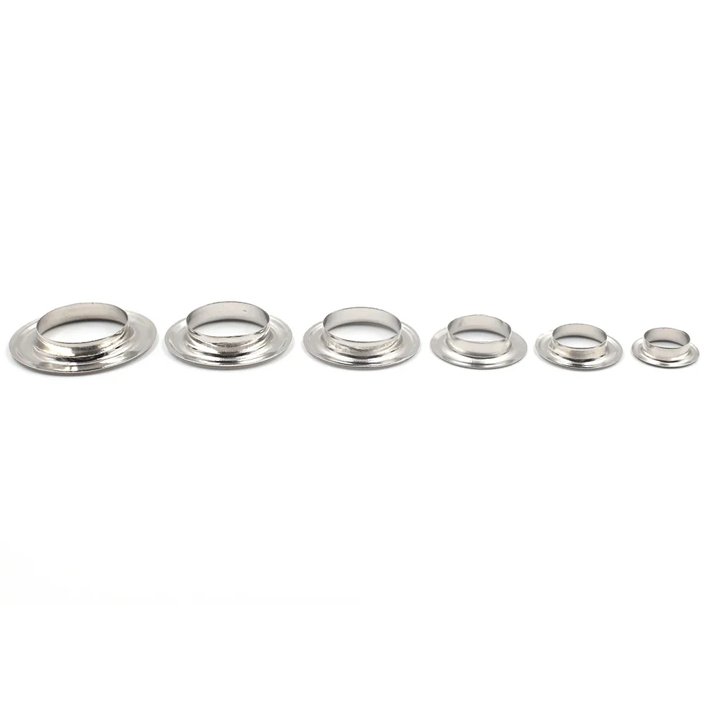 500sets Eyelets Inner Diameter 10mm-20mm Metal Eyelets with Washer DIY Handmade Craft Sewing Clothing Belt Bulk Accessories