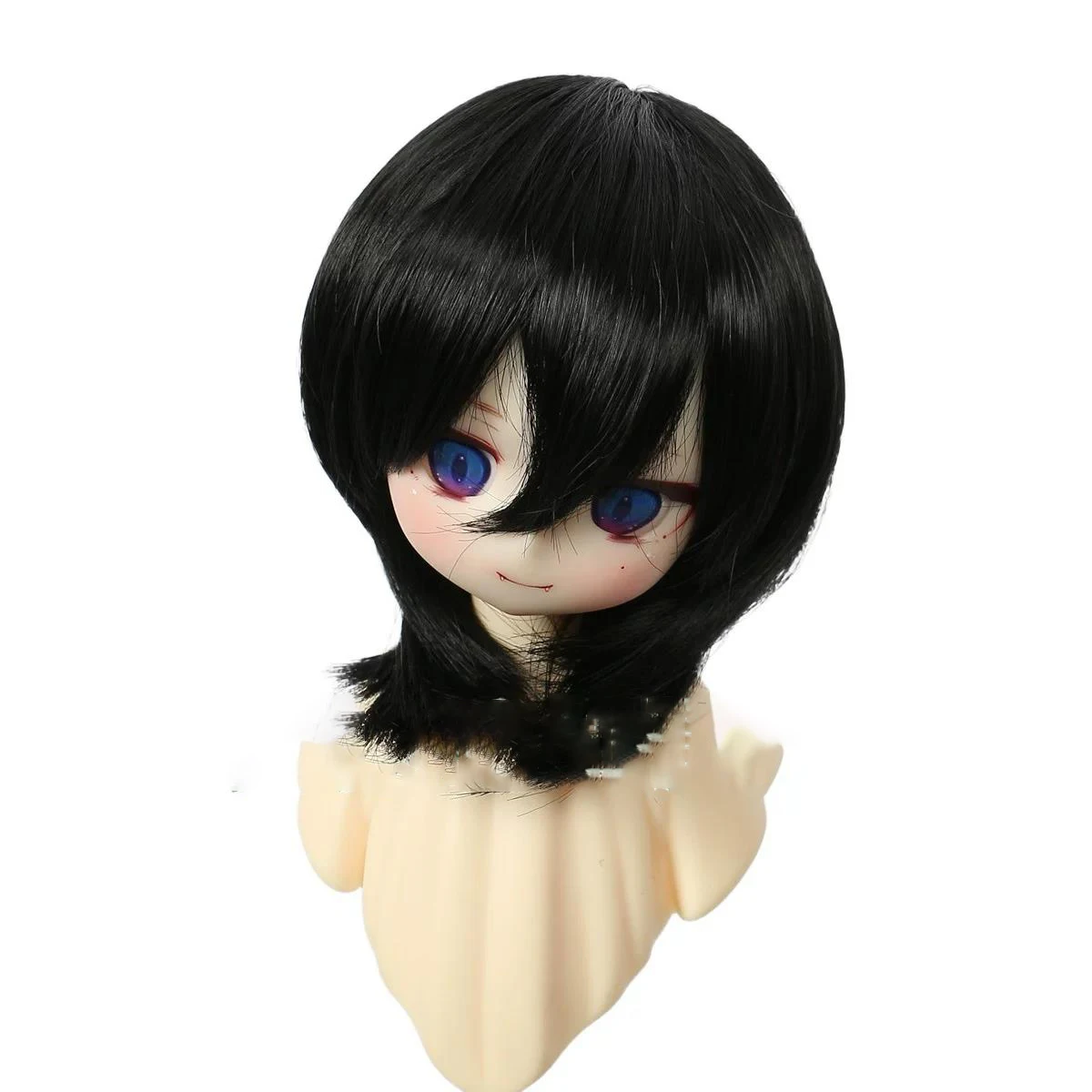 Puppenperücke für 1/3 BJD-Puppen, Haar, DIY-Puppenzubehör, Perücke, Prinzessinnenhaarperücke – Detail 1