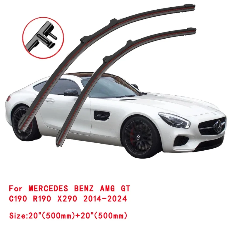 

For MERCEDES BENZ AMG GT C190 R190 X290 2014-2024 Car Windshield Wiper Blade Front Windscreen Washer Accessories Window Cleaning