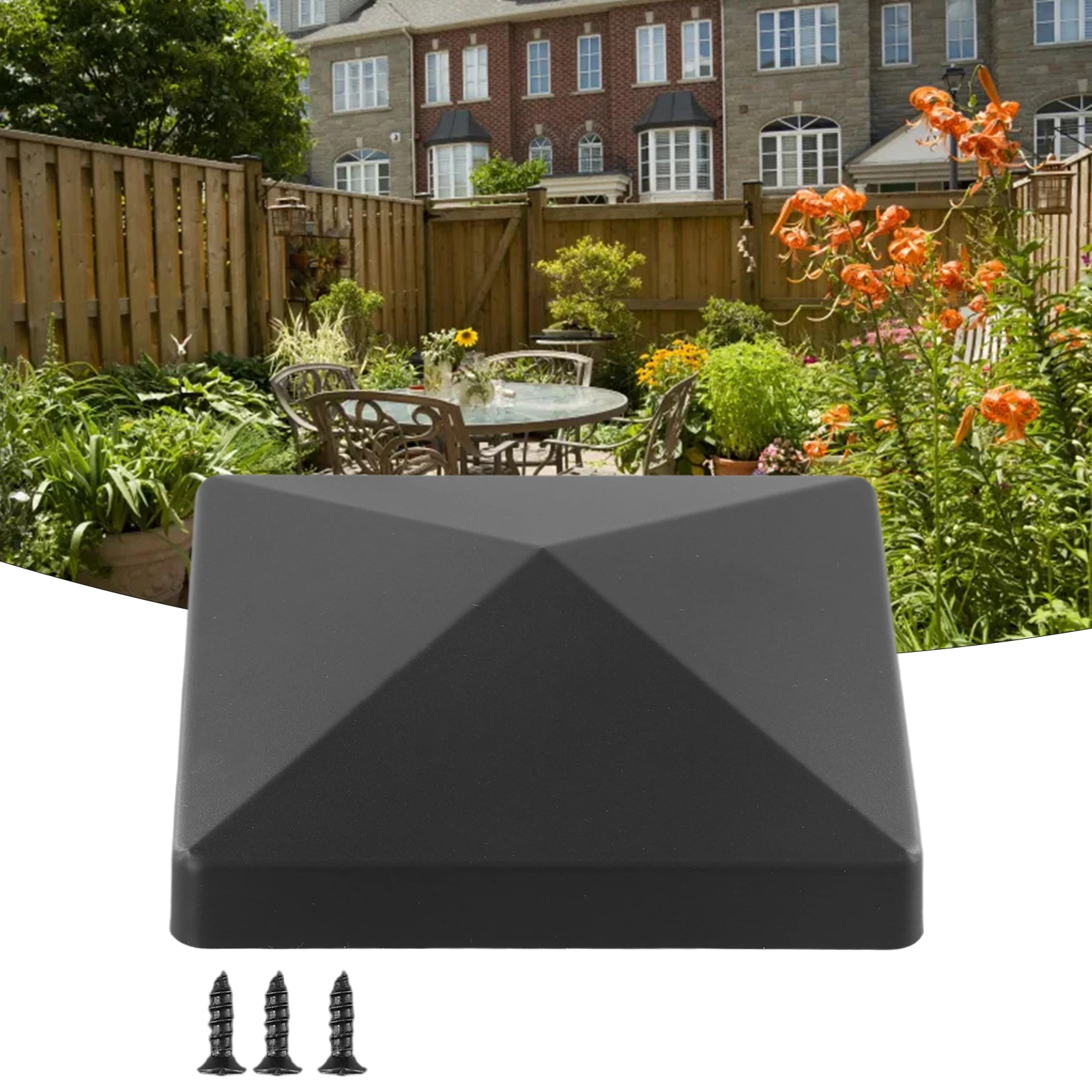 1/4pc 4 Inch Hard Plastic Fenc - Outdoor Power Post recension och pris