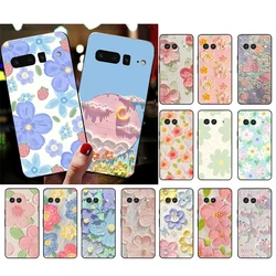Painting Flower Phone Case For Google Pixel 10 9 Pro XL 9A 8 7 6 Pro Pixel 8A 7A 6A Pixel 8 7 6 5