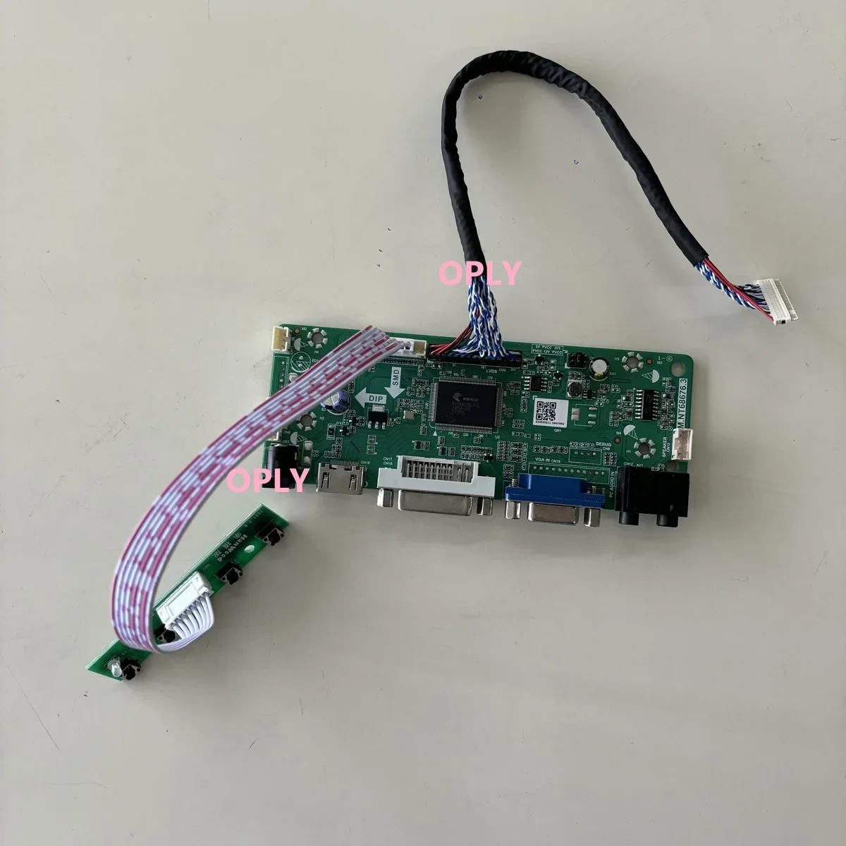 HDMI-compatible VGA DVI Controller board for HSD100IFW1-A00 HSD100IFW1-A04 HSD100IFW1 HSD100IFW4-A00 1024X600 LCD panel 10.1"