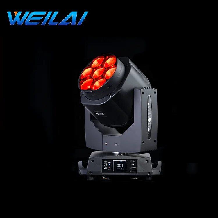 Geschwindigkeit einstellbar 7x15W LED RGBW Mini Bee Eye Moving Head Zoom Licht