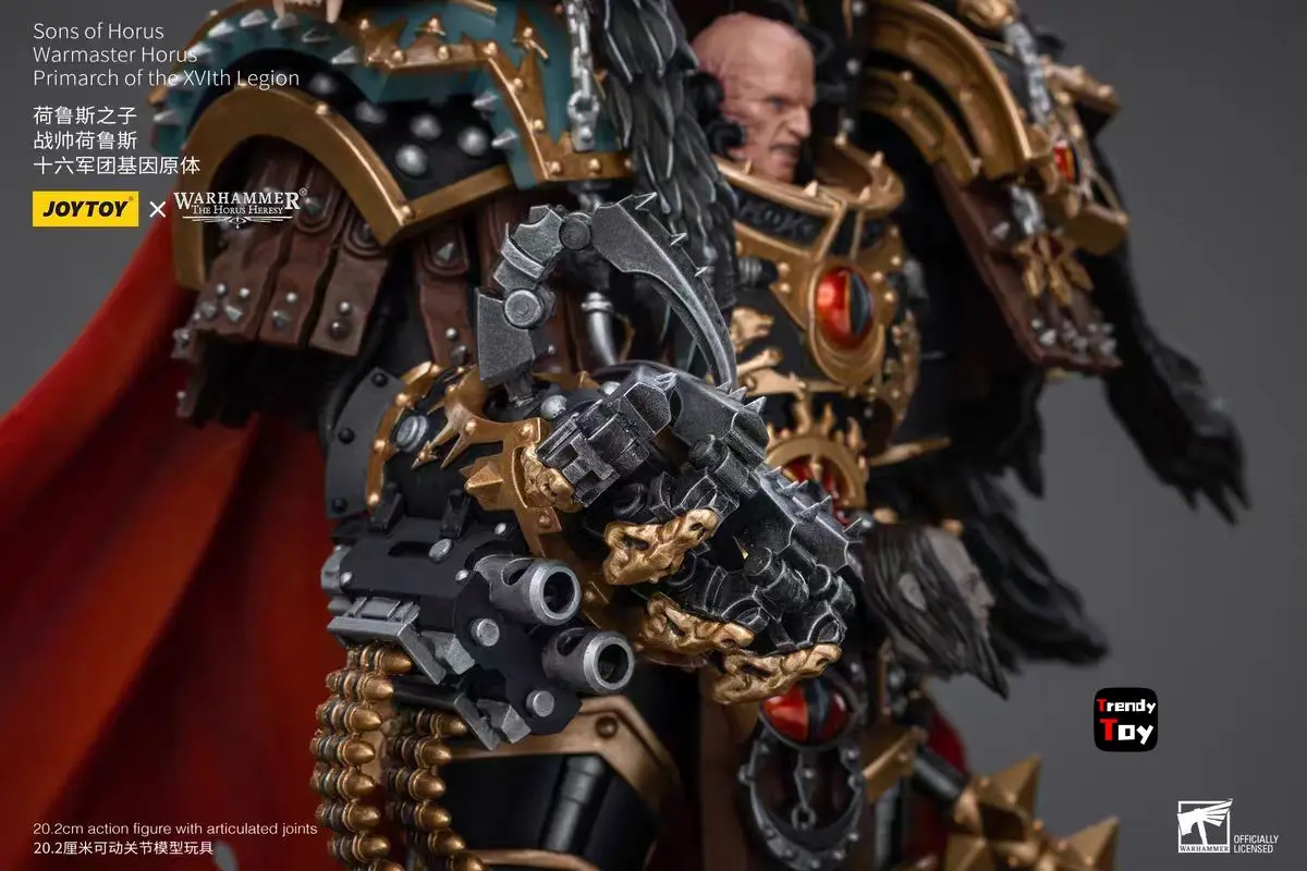 【JOYTOY】Warhammer 40K أبناء HorusWarmaster HorusPrimarch of The XVlth Legion 1/18 نموذج لجسم الحركة #4