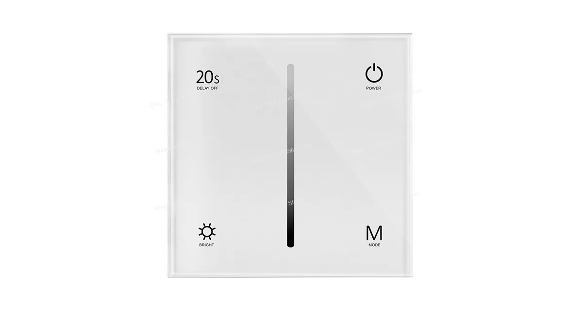 

1-channel 50mA0/1-10V Touch Dimming Panel Color Temperature Light Strip Touch Universal LED Light Strip Controller
