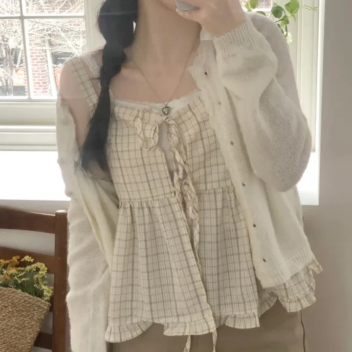 

Новая модная универсальная женская блузка в корейском стиле с уникальным дизайном, с ремешком на спине, с коротким рукавом, укороченный топ